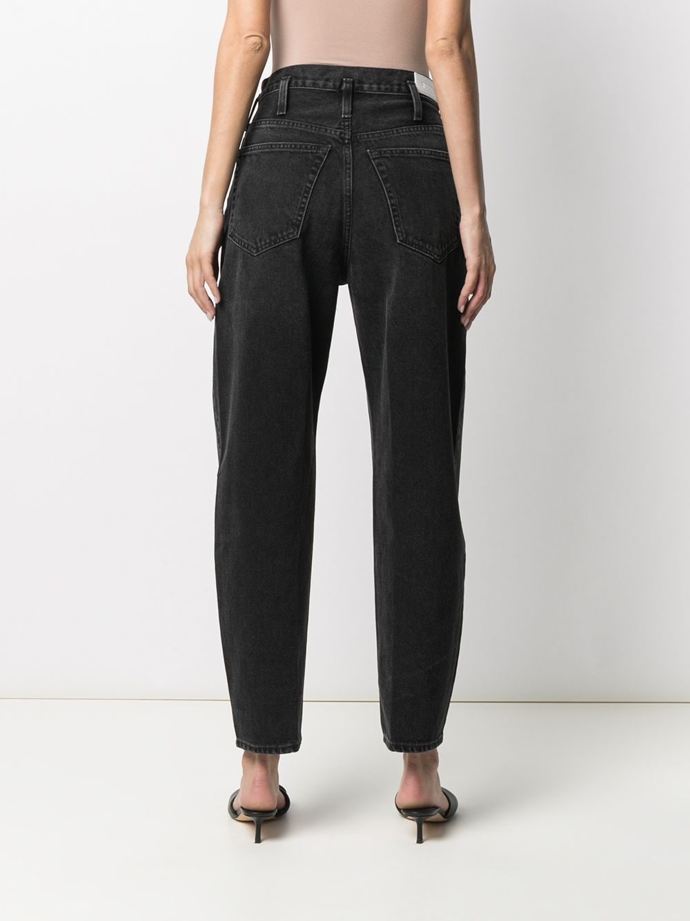 high-rise tapered jeans - 4