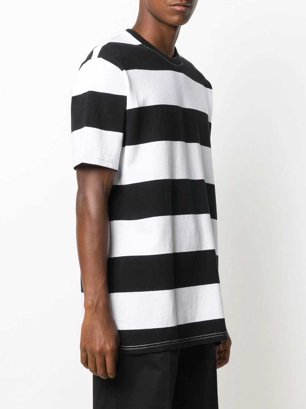 horizontal stripe T-shirt - 3