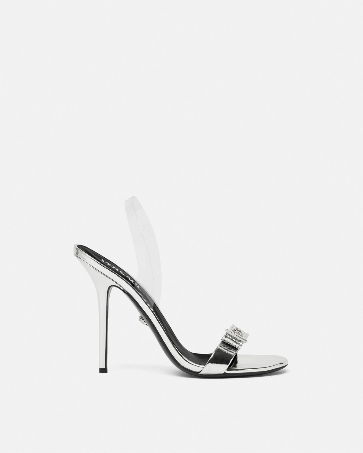 Gianni Ribbon Metallic Sandals 4.3" / 110 mm - 1