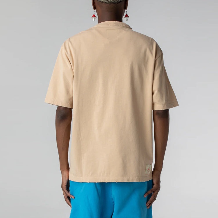 Air Jordan x Union Crossover Round Neck Tee 'Khaki' DM2840-268 - 5
