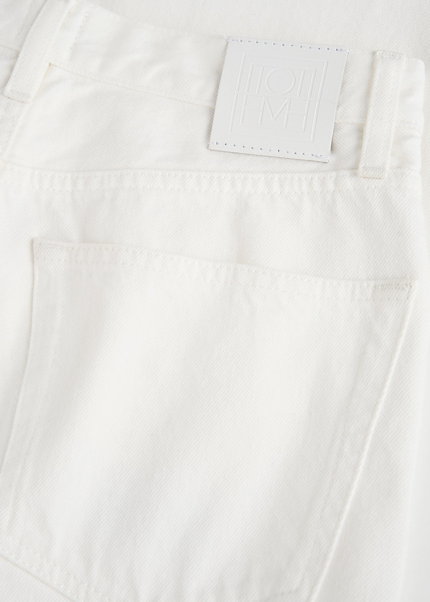 Classic cut denim full length off-white - 6