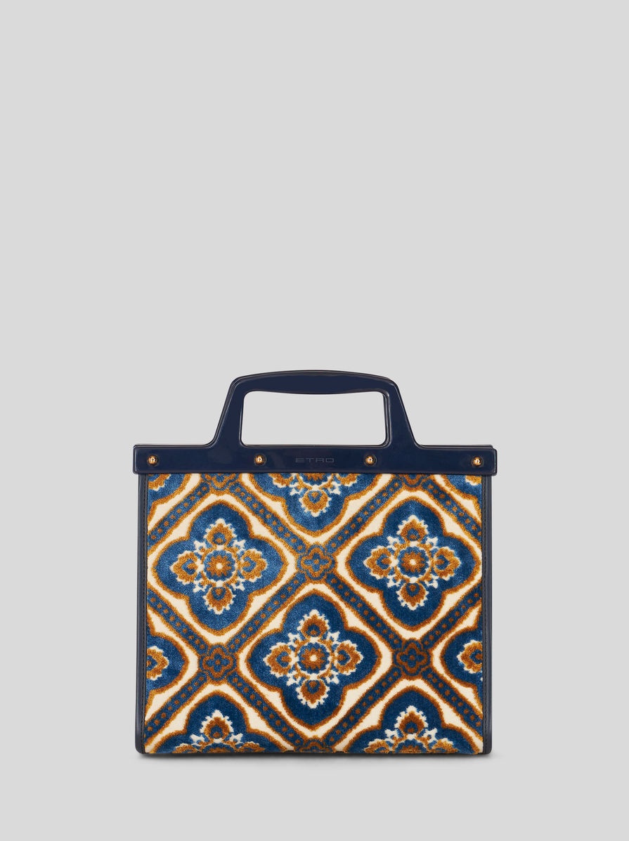 SMALL JACQUARD LOVE TROTTER BAG - 3