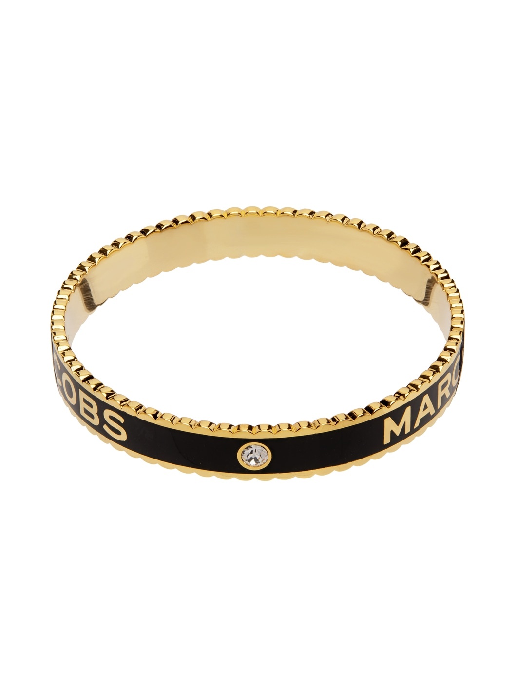 Gold & Black 'The Medallion' Cuff Bracelet - 1