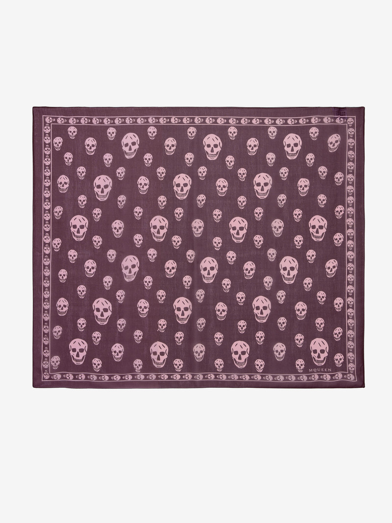 Alexander McQueen Classic Skull Foulard outlook