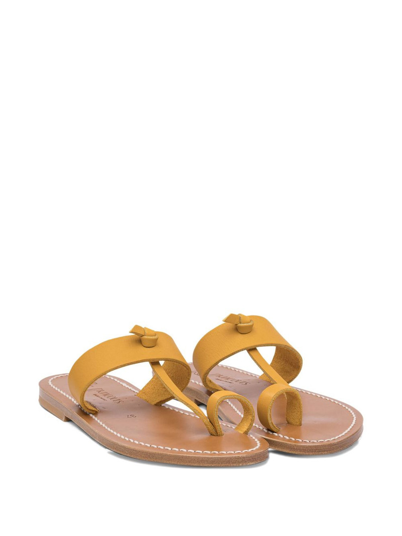 knot-detail thong-toe sandals 4