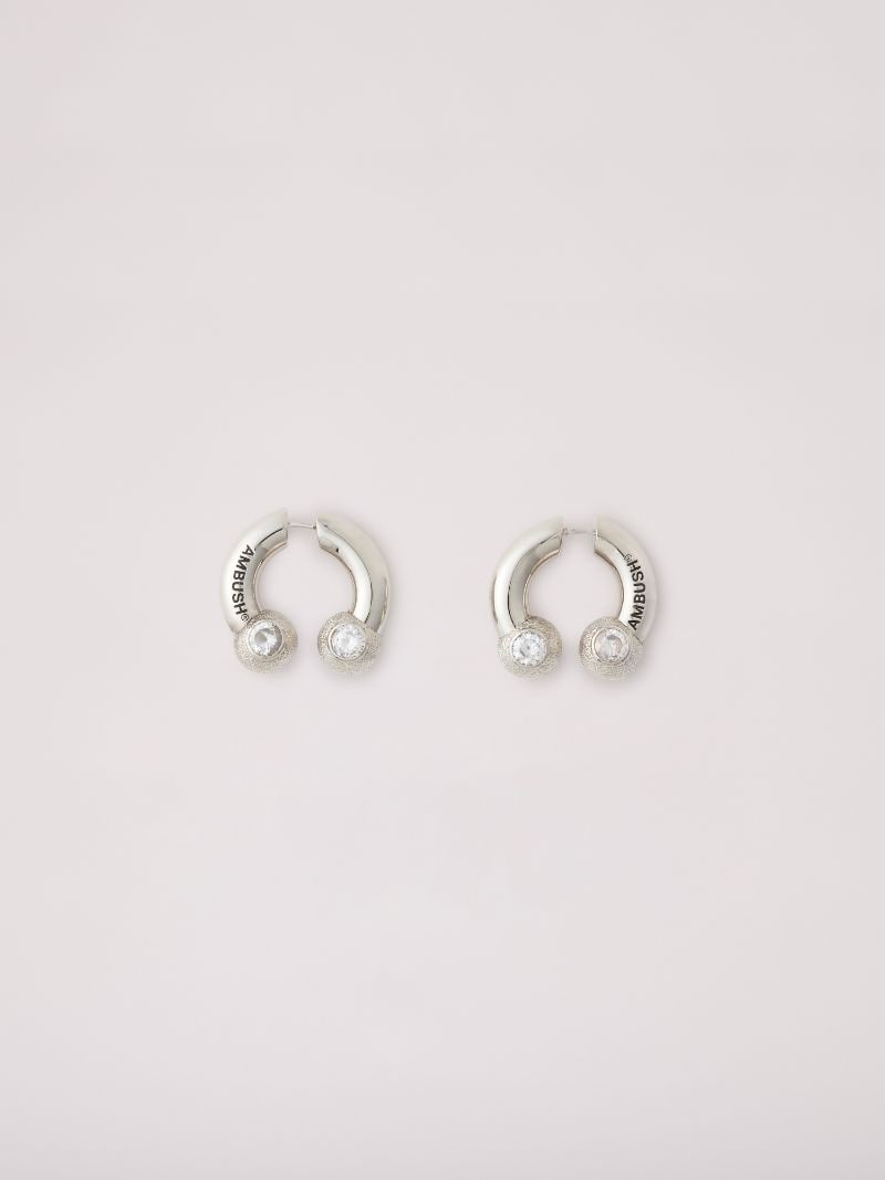 SMALL BARBELL EARRINGS - 1