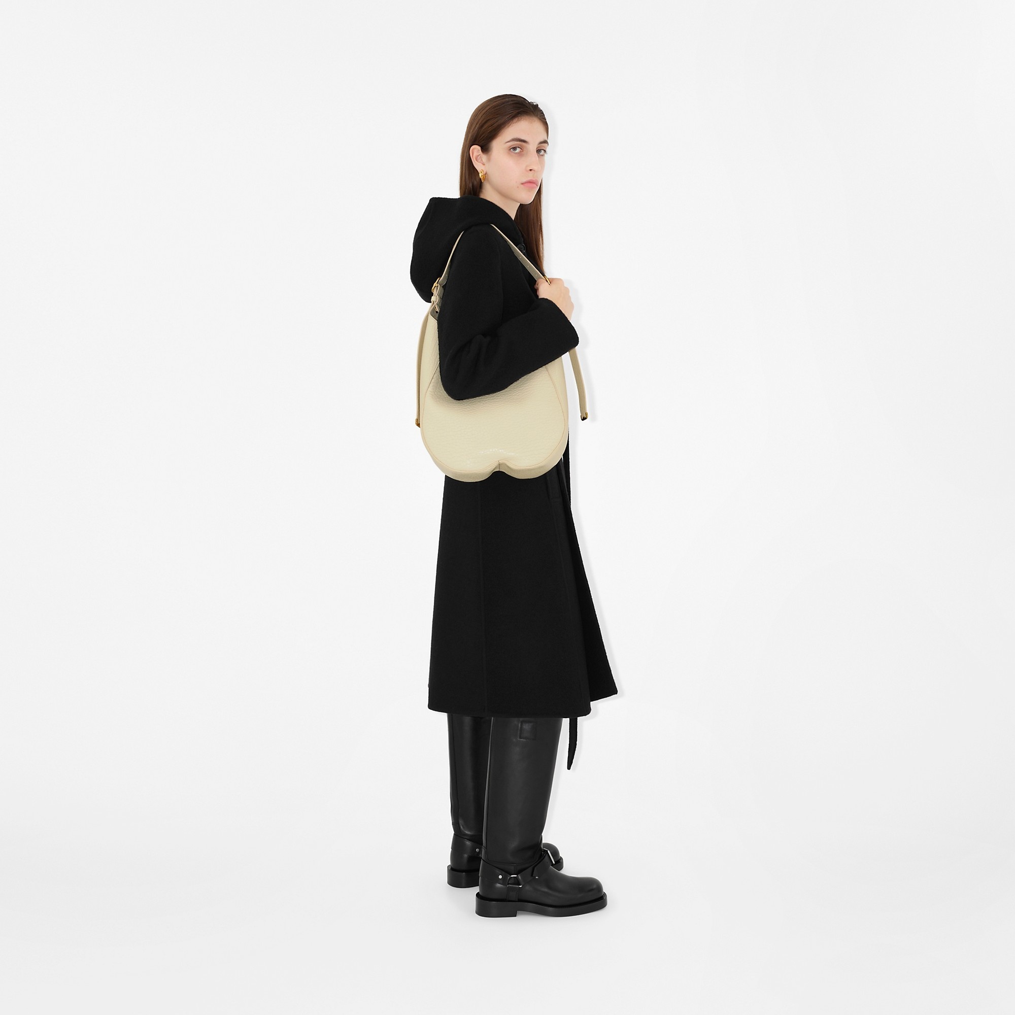 Wool Cashmere Hooded Coat - 3