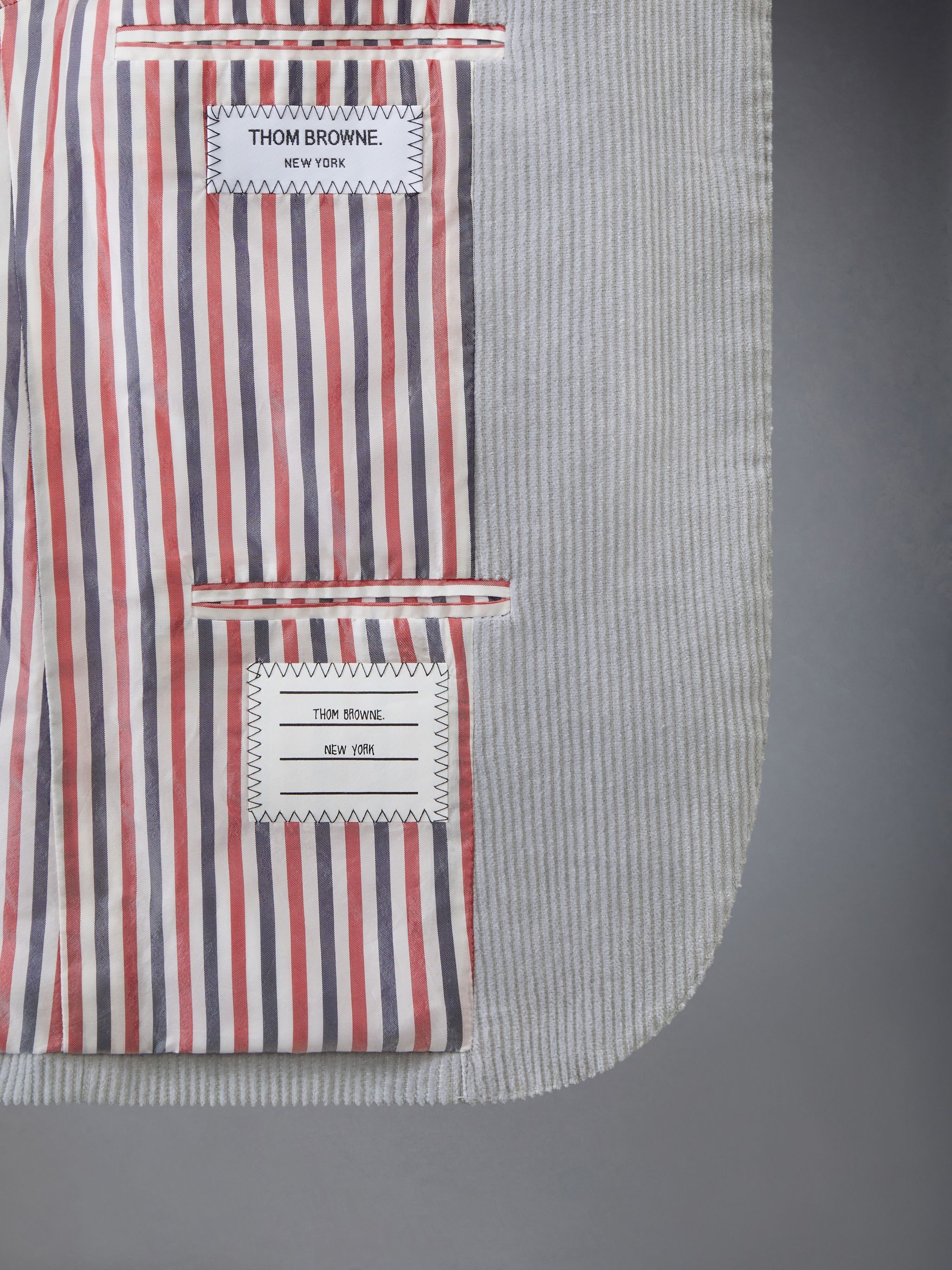 Corduroy High Armhole Armband Sport Coat - 5