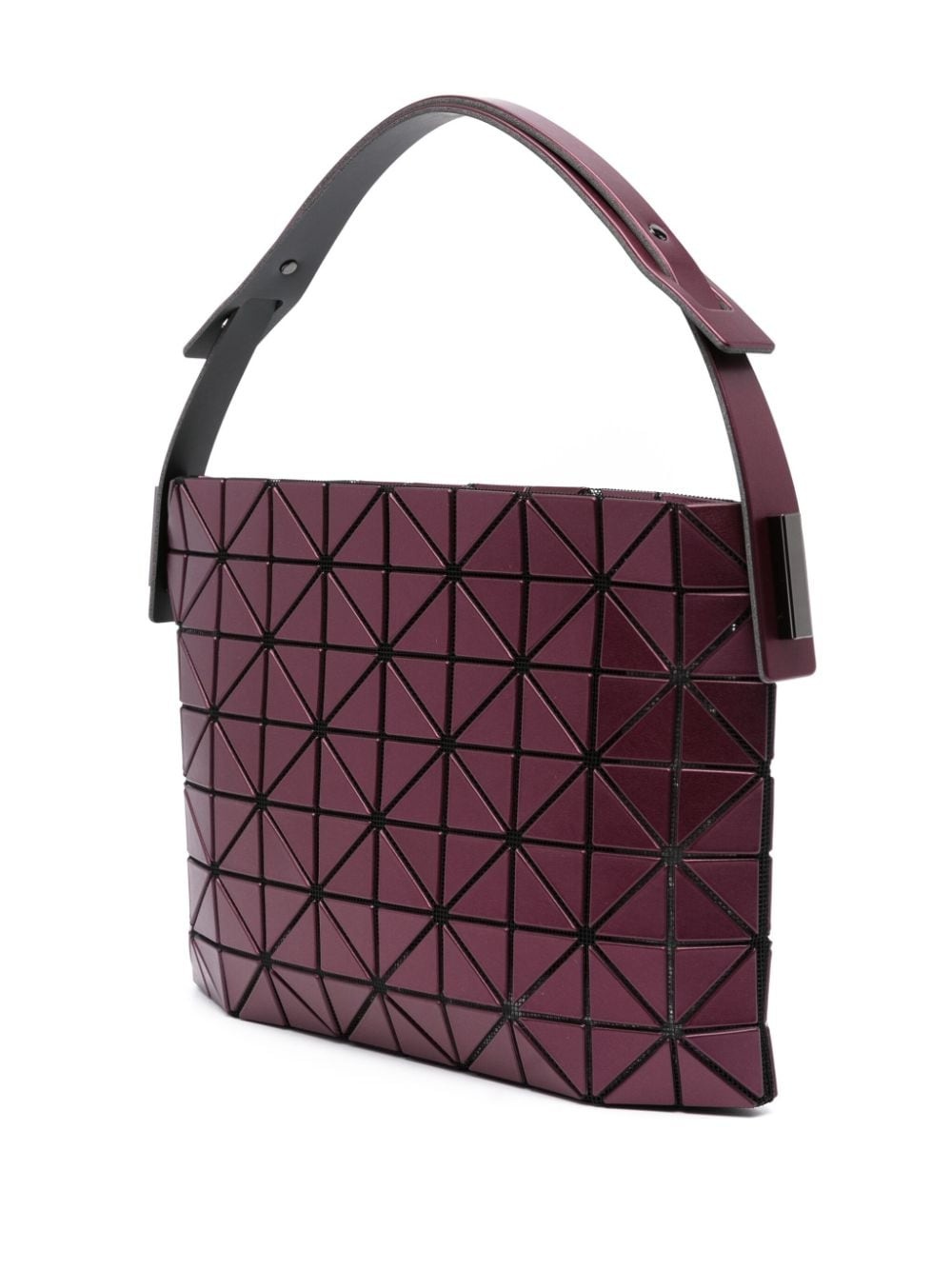 geometric-panelled baguette metallic Bag - 3