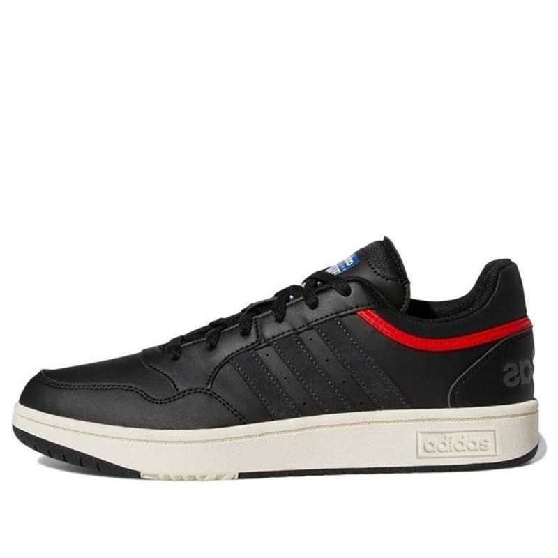 adidas 네오 Hoops 30 착용 저항 낮은 탑 캐주얼 스케이트 보드 신발 검정 GZ1347 - 1