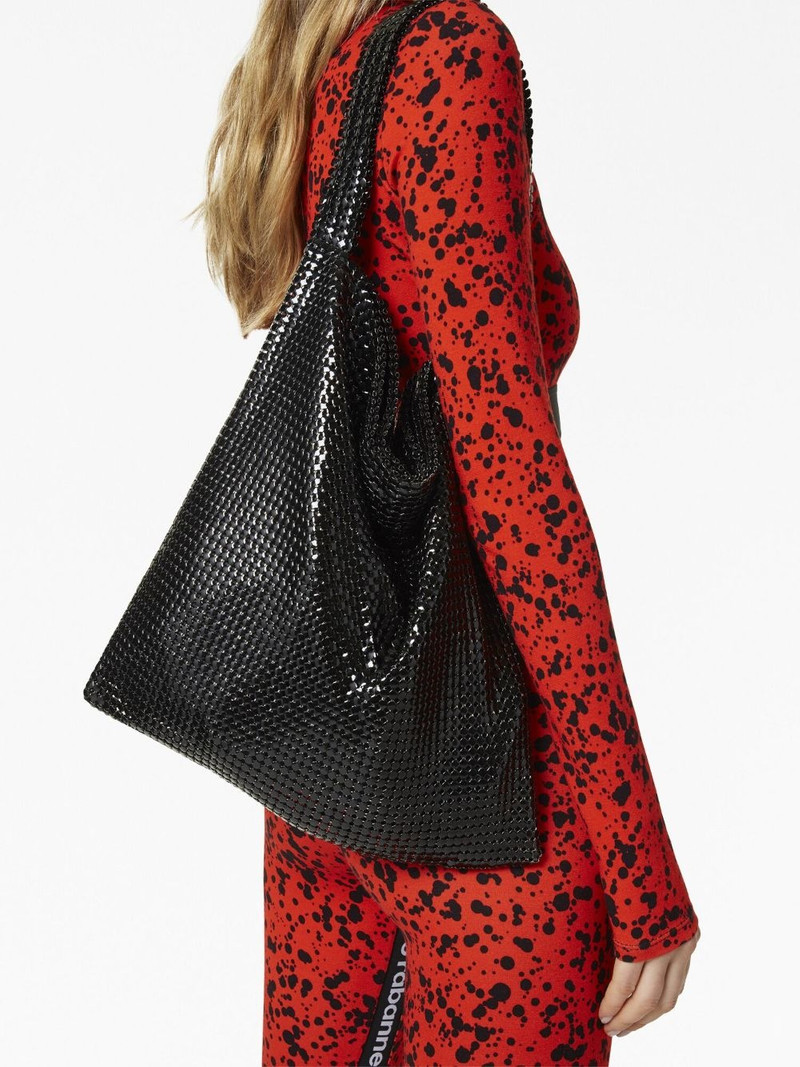 rabanne Pixel mesh tote bag outlook