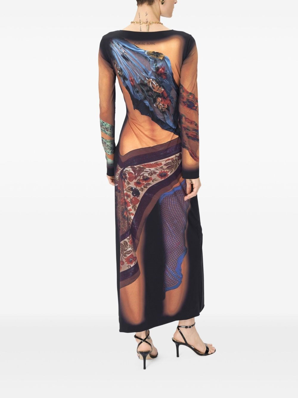 Draped Statue long dress - 5