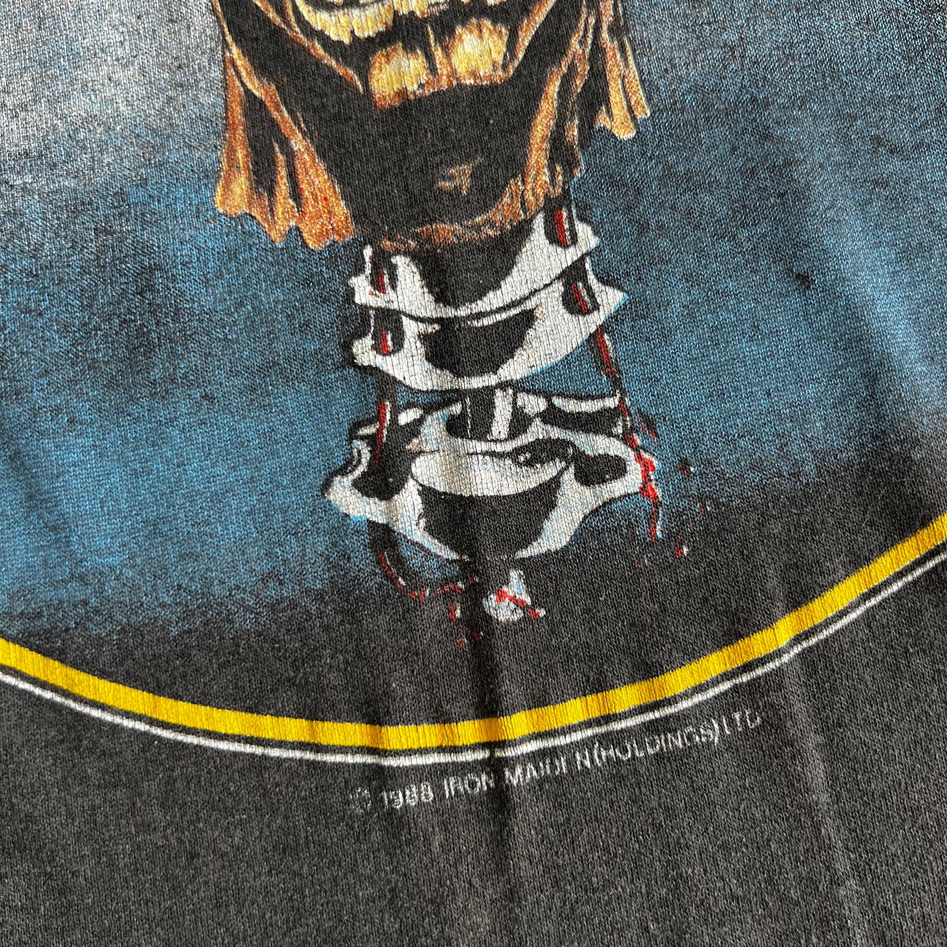 Final Blow - Vintage Iron Maiden Play With Madness 1988 T-Shirt SZ XL - 6