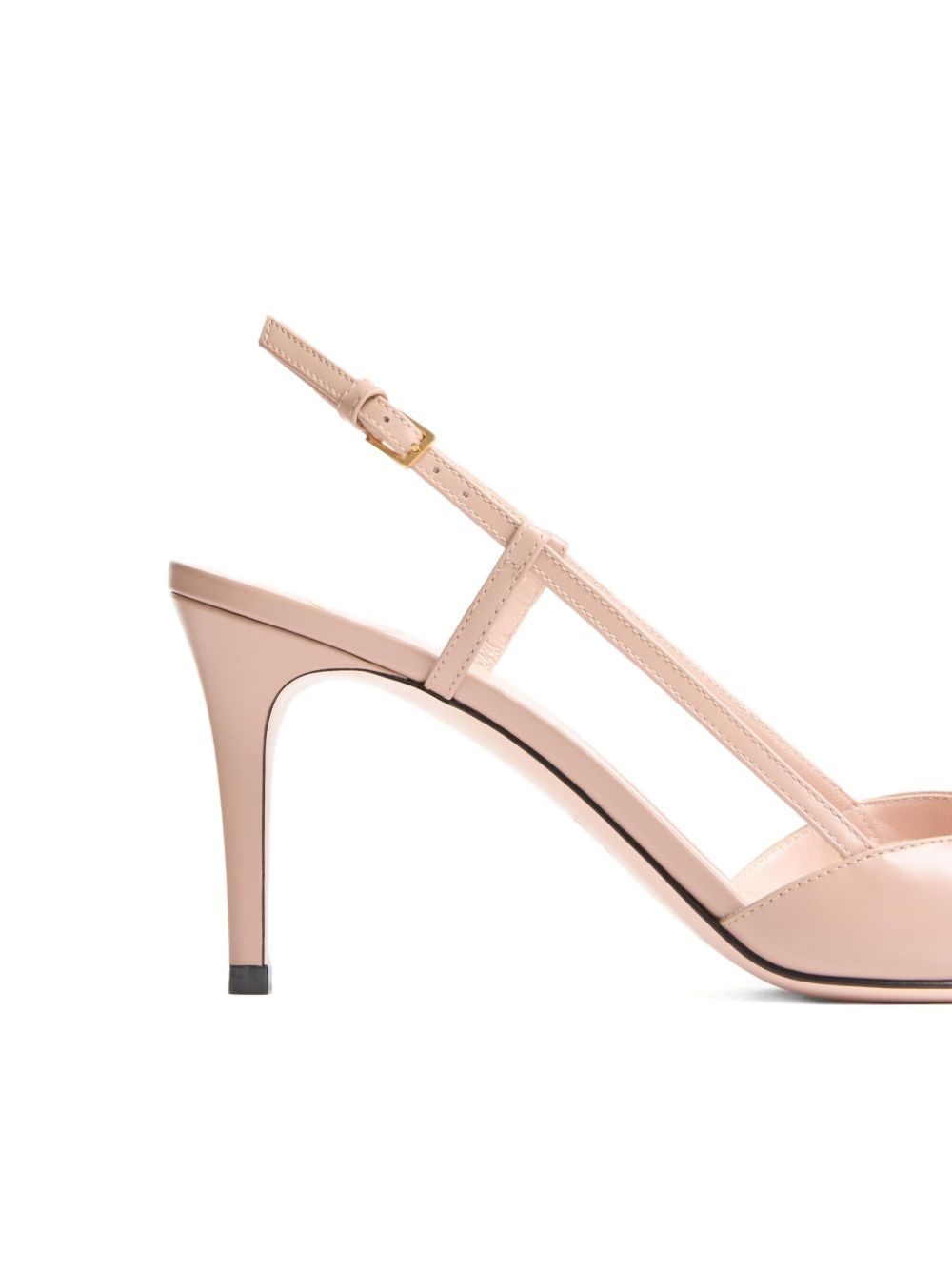 VLOGO SIGNATURE SLINGBACK CALFSKIN PUMP WITH JEWEL LOGO 80MM - 6