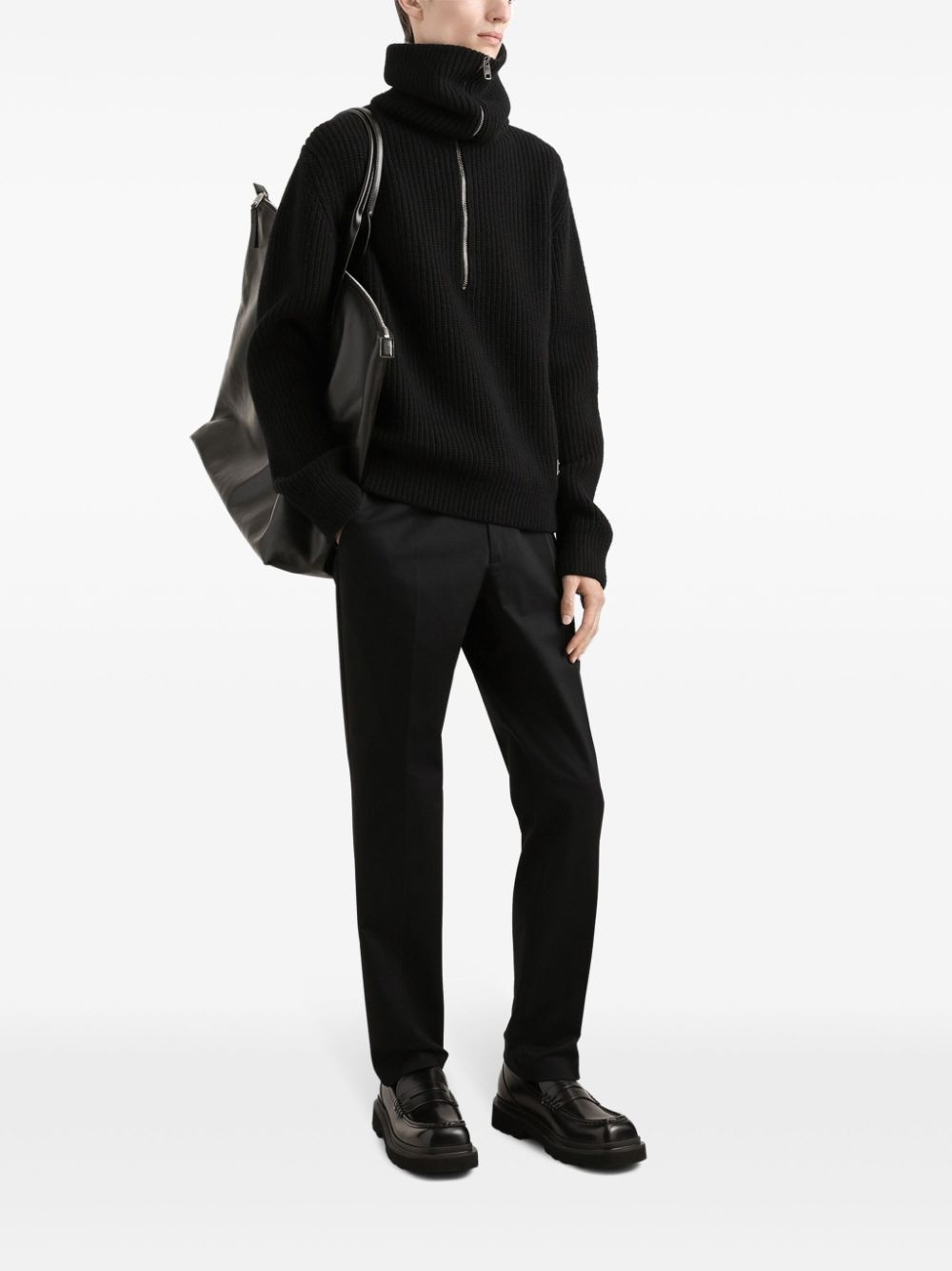 fisherman's-knit sweater - 2