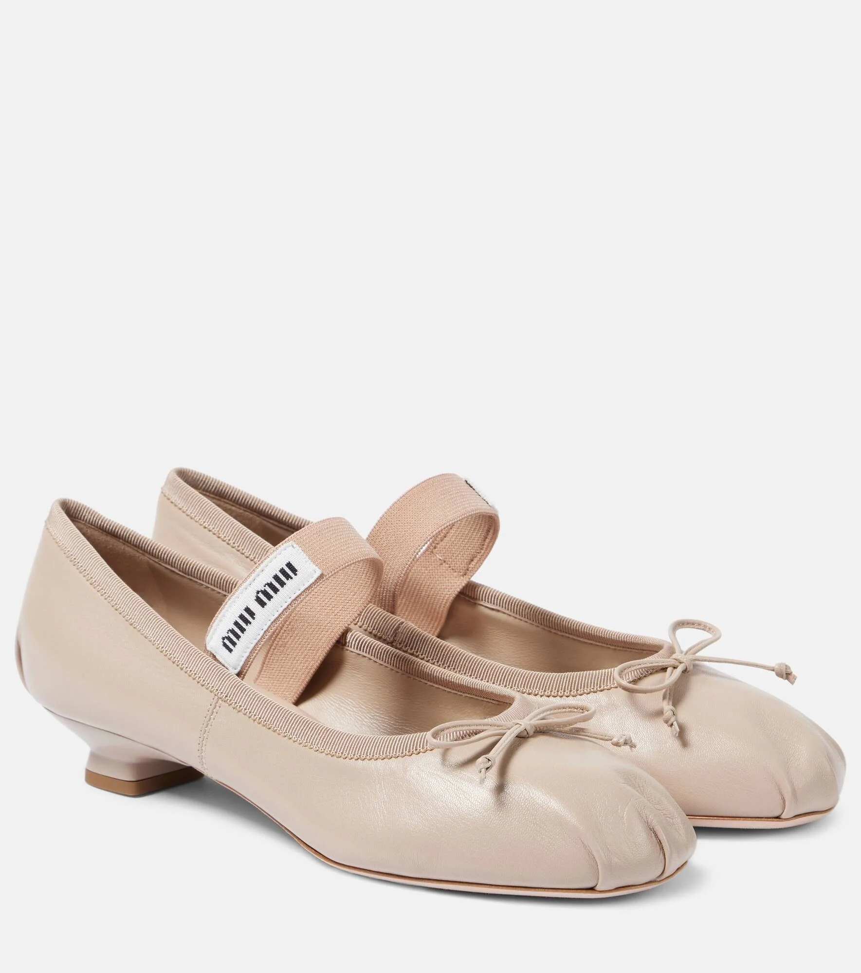 Mj leather ballet flats - 1