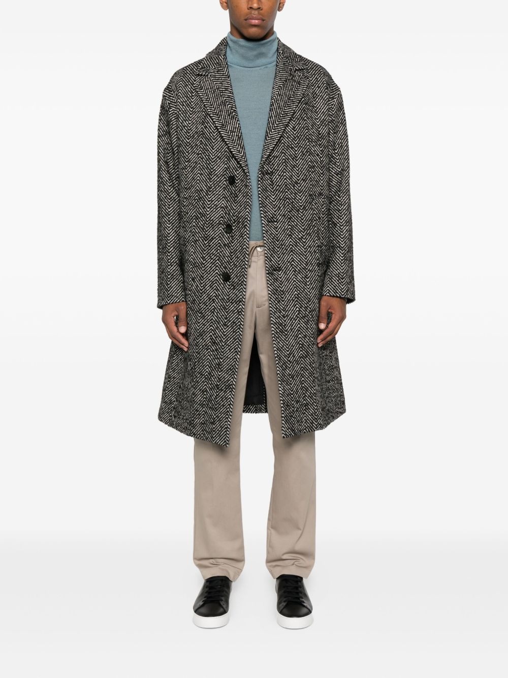 single-breasted coat - 2