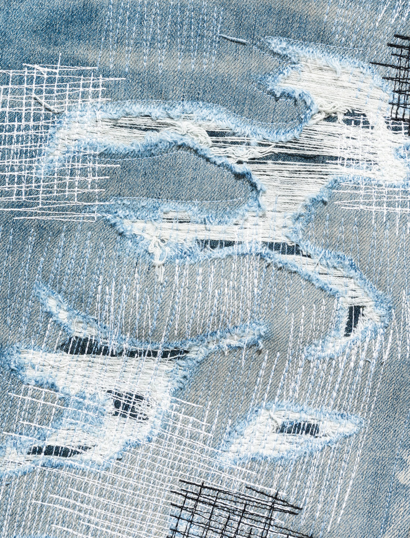 AMIRI ALL OVER REPAIR DENIM outlook