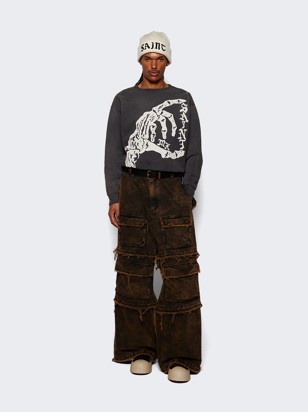 Bone Saint Sweatshirt Black - 2
