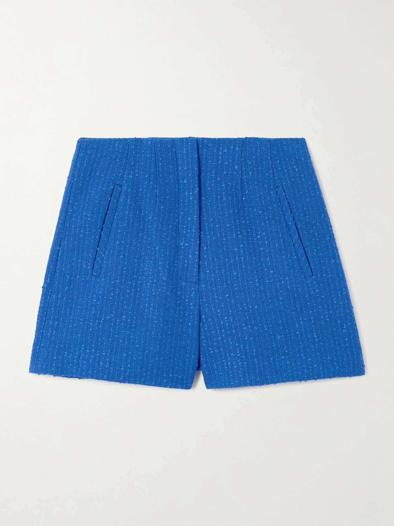Jazmin cotton-blend bouclé-tweed shorts - 1