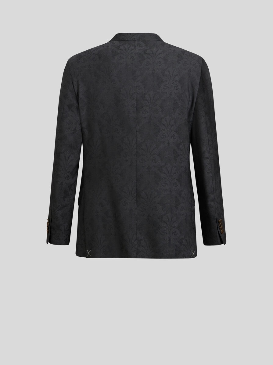 WOOL JACQUARD BLAZER - 5