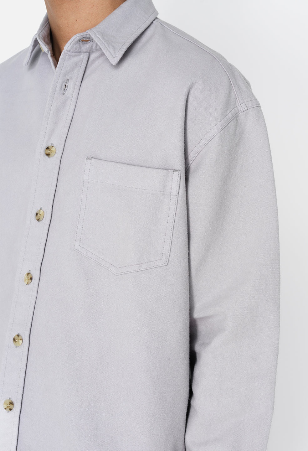 SOLID HEMI OVERSIZED SHIRT - 7
