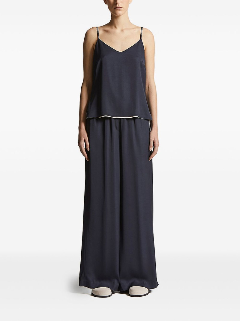 PESERICO embellished-hem top outlook