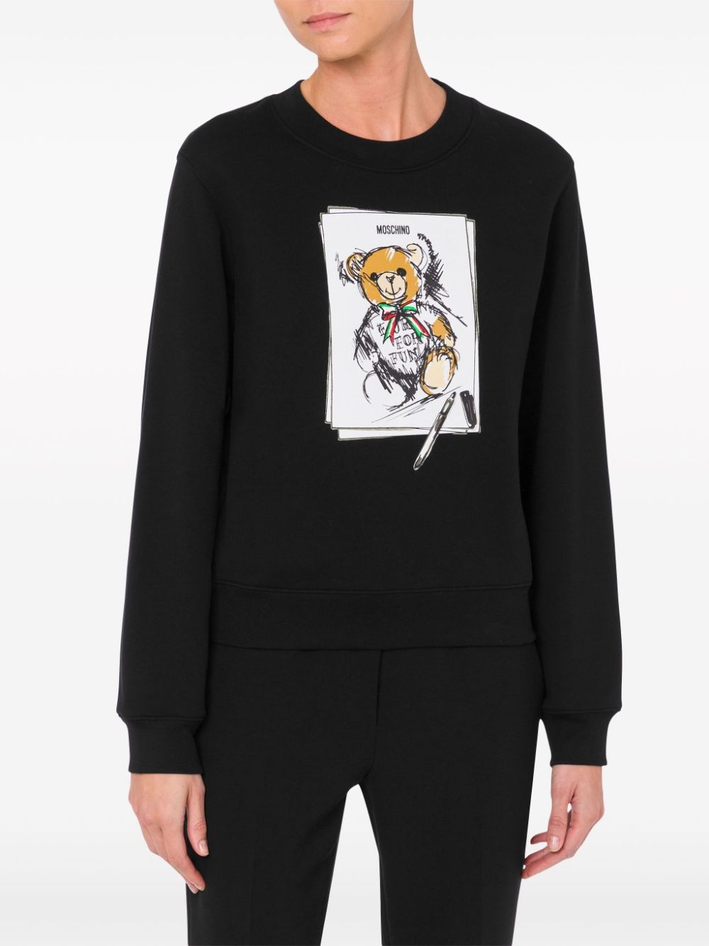 Teddy Bear cotton sweatshirt - 2