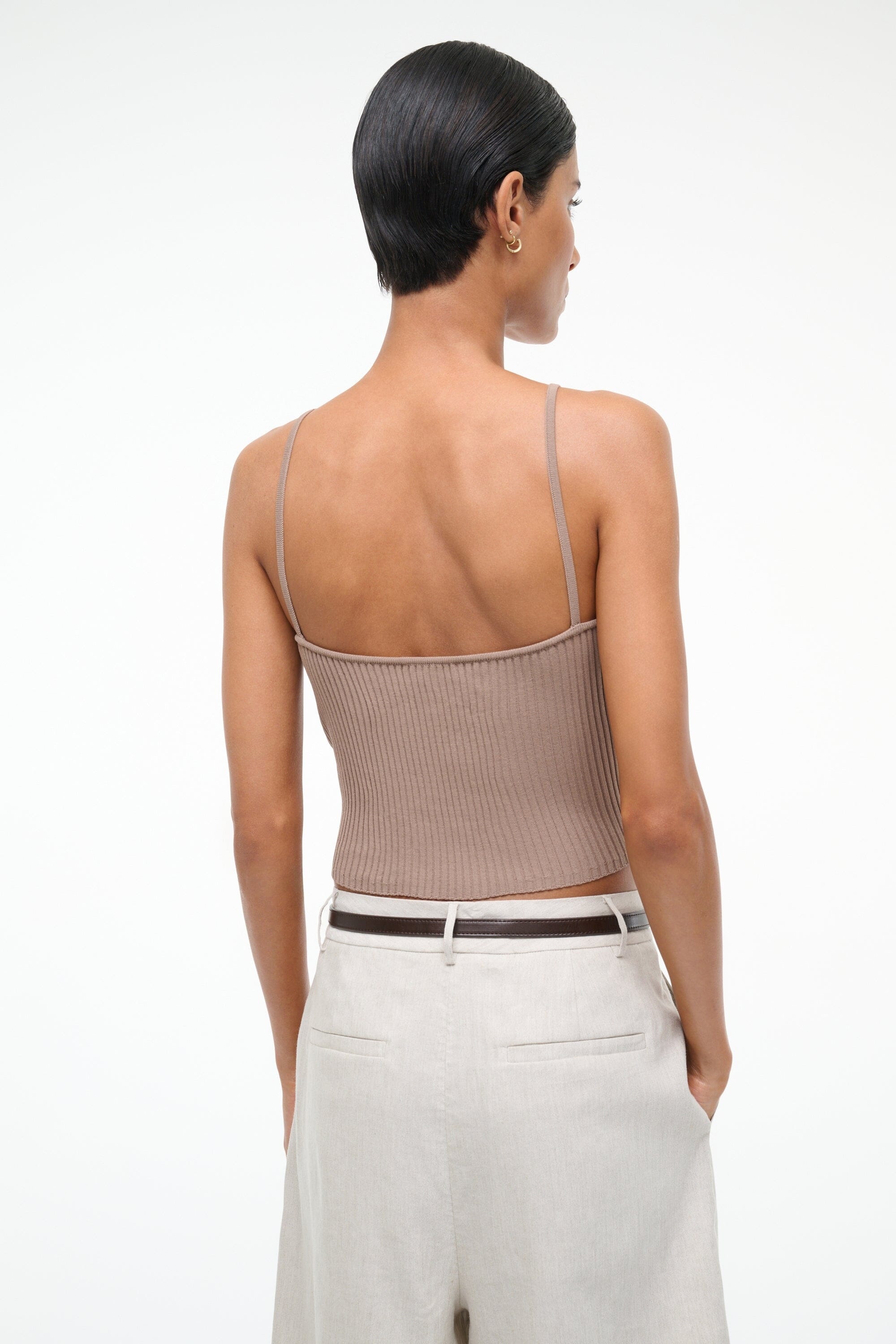 STAUD SOLEIL TANK TAUPE - 4