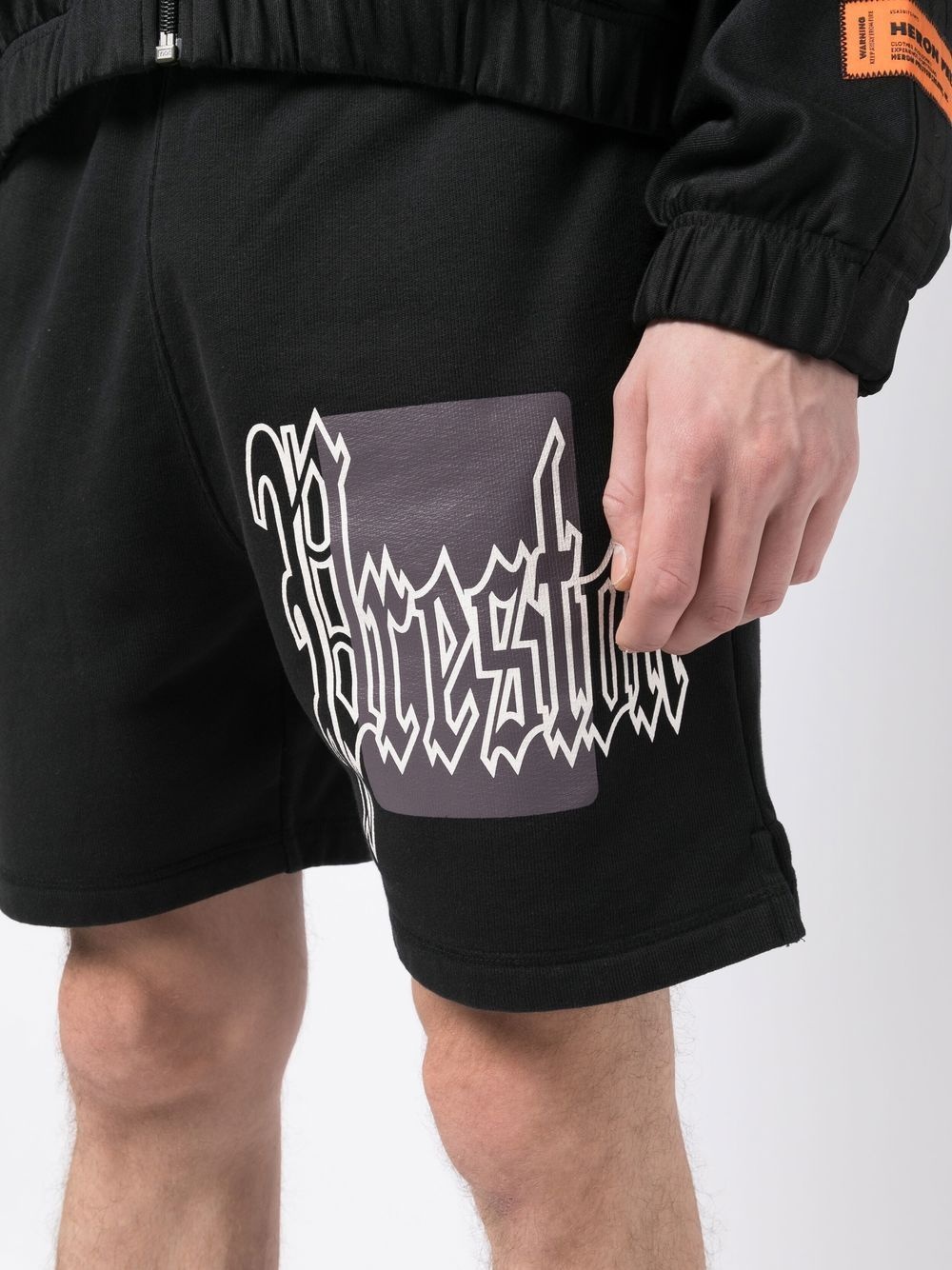 Color Blocks logo-print track shorts - 5