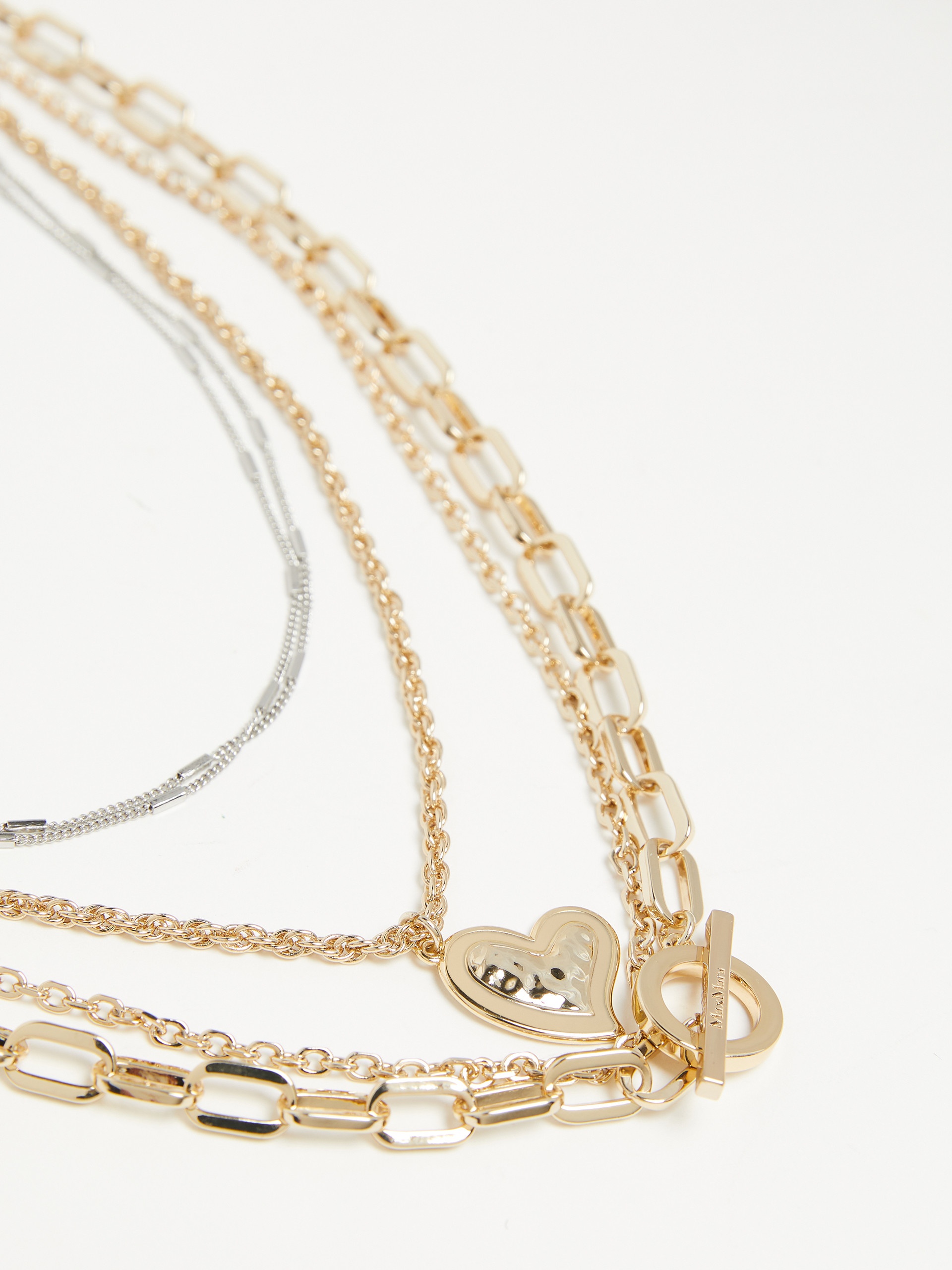 QUENTY Set of 4 metal necklaces - 2