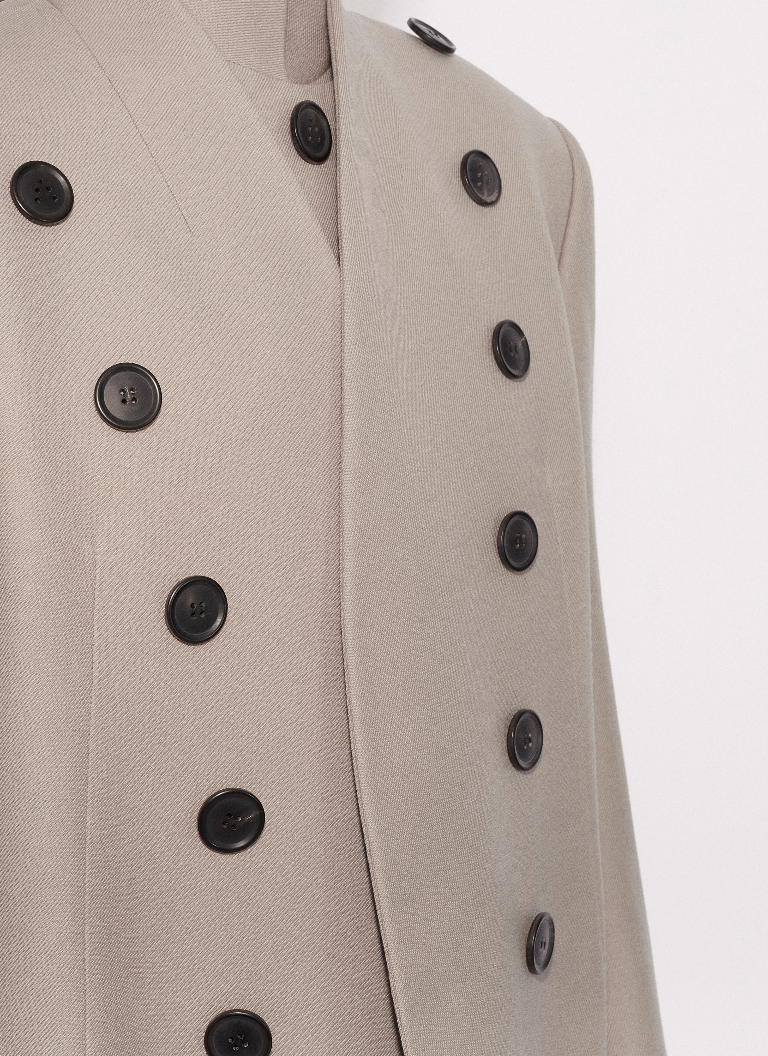 WOOL LARGE COAT - 6