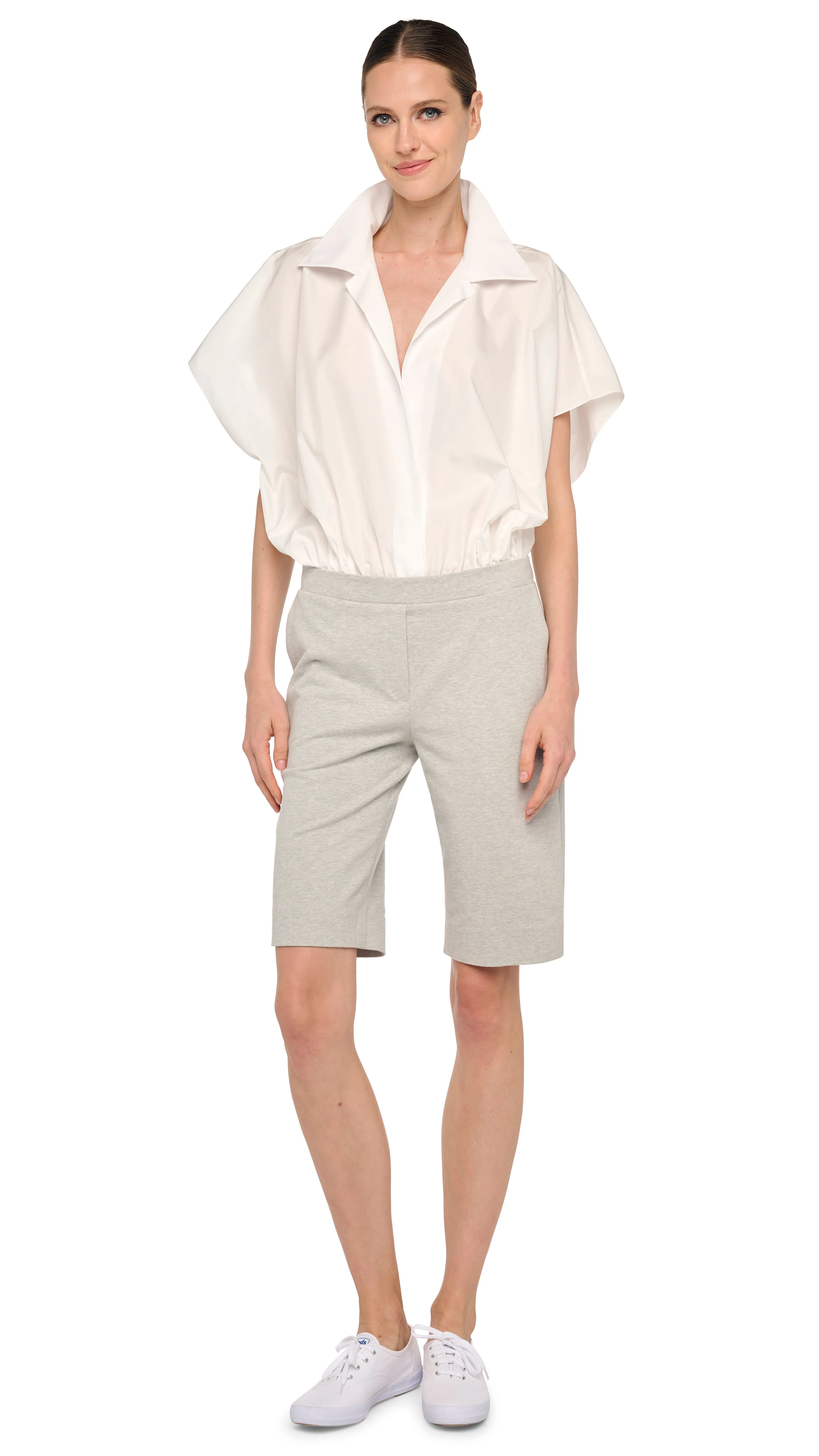 SLEEVELESS NK BODYSUIT - 1