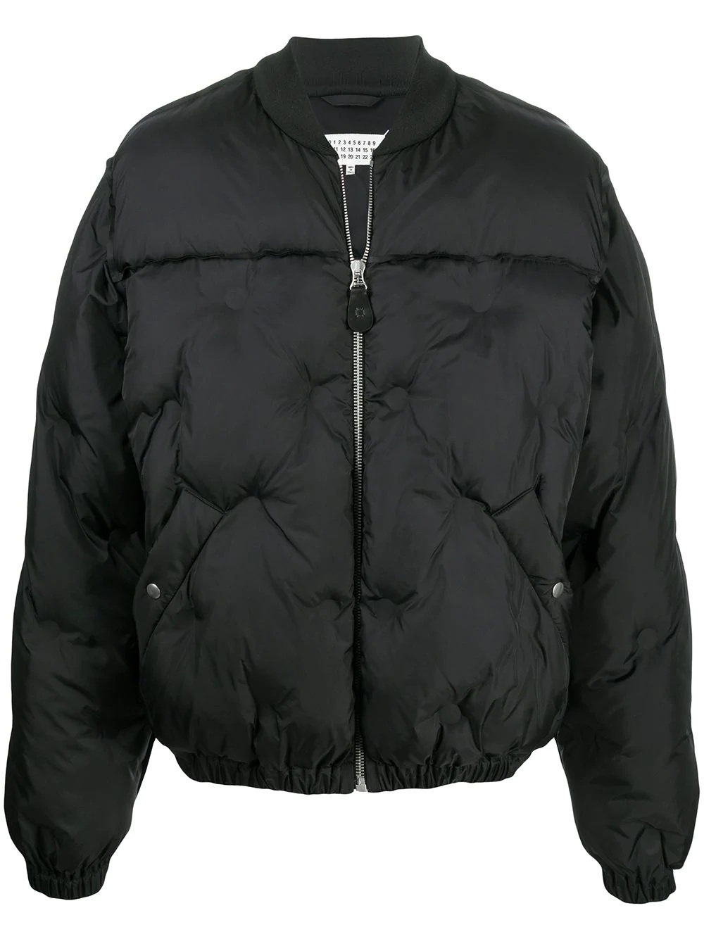 padded nylon bomber jacket - 1