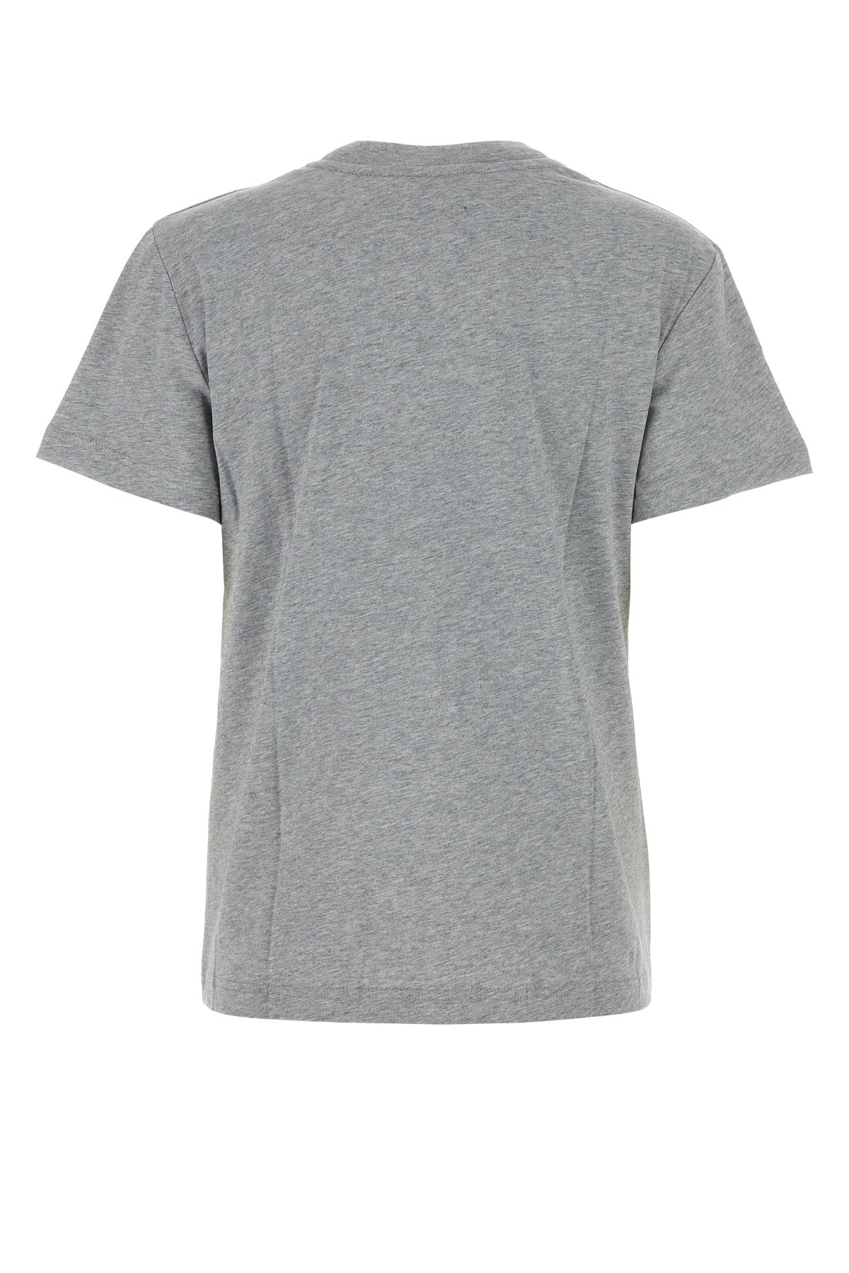 Melange grey cotton t-shirt - 2
