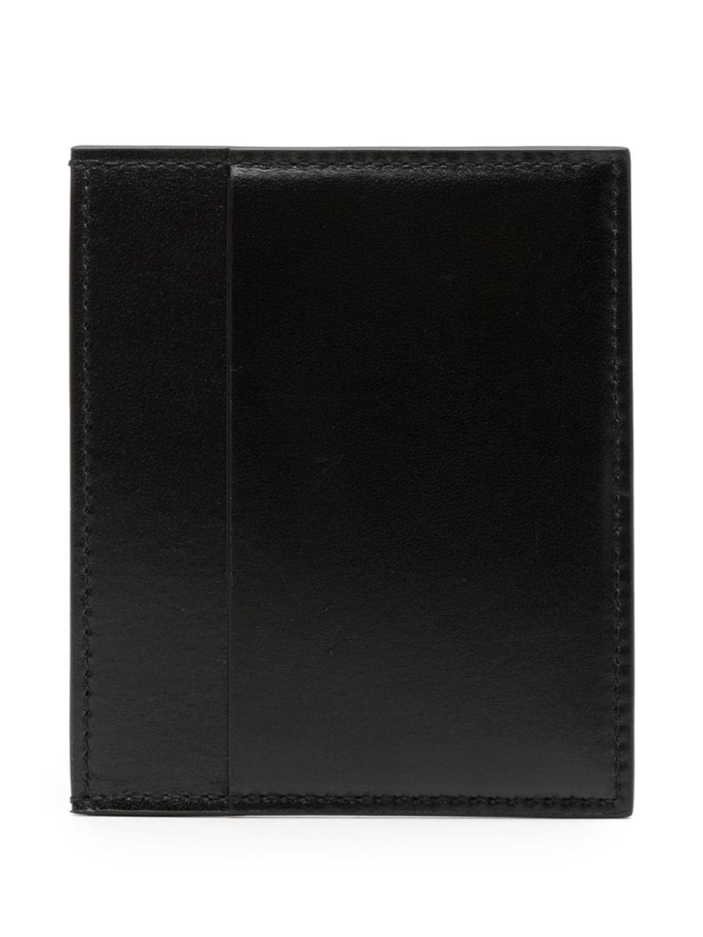 Square leather card holder - 2