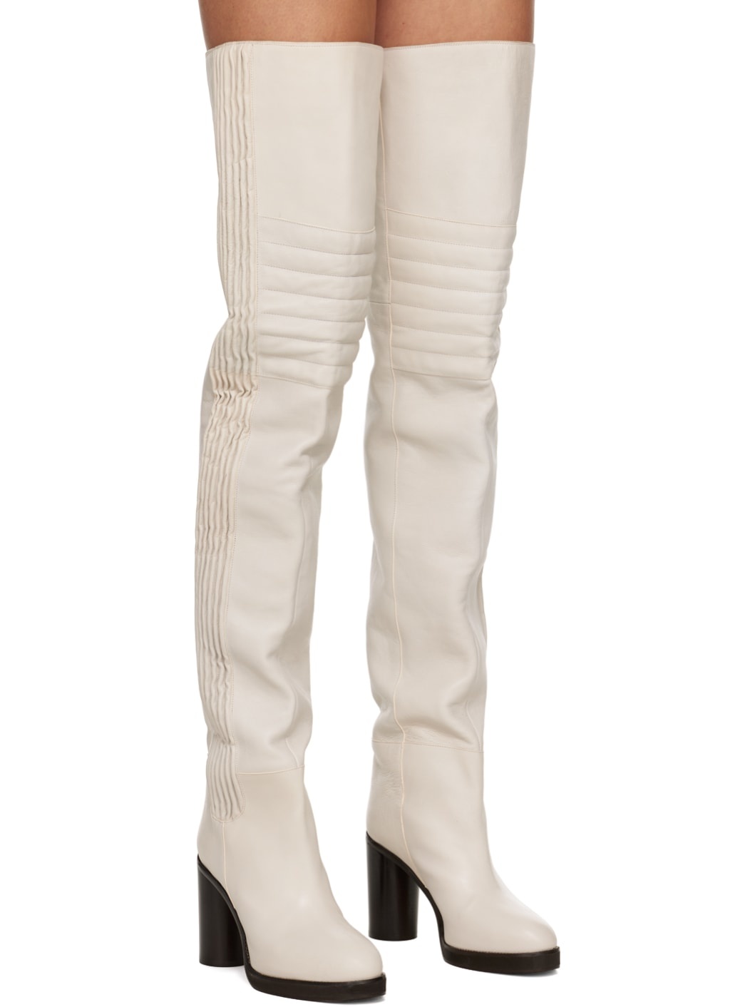 White Laelle Boots - 4