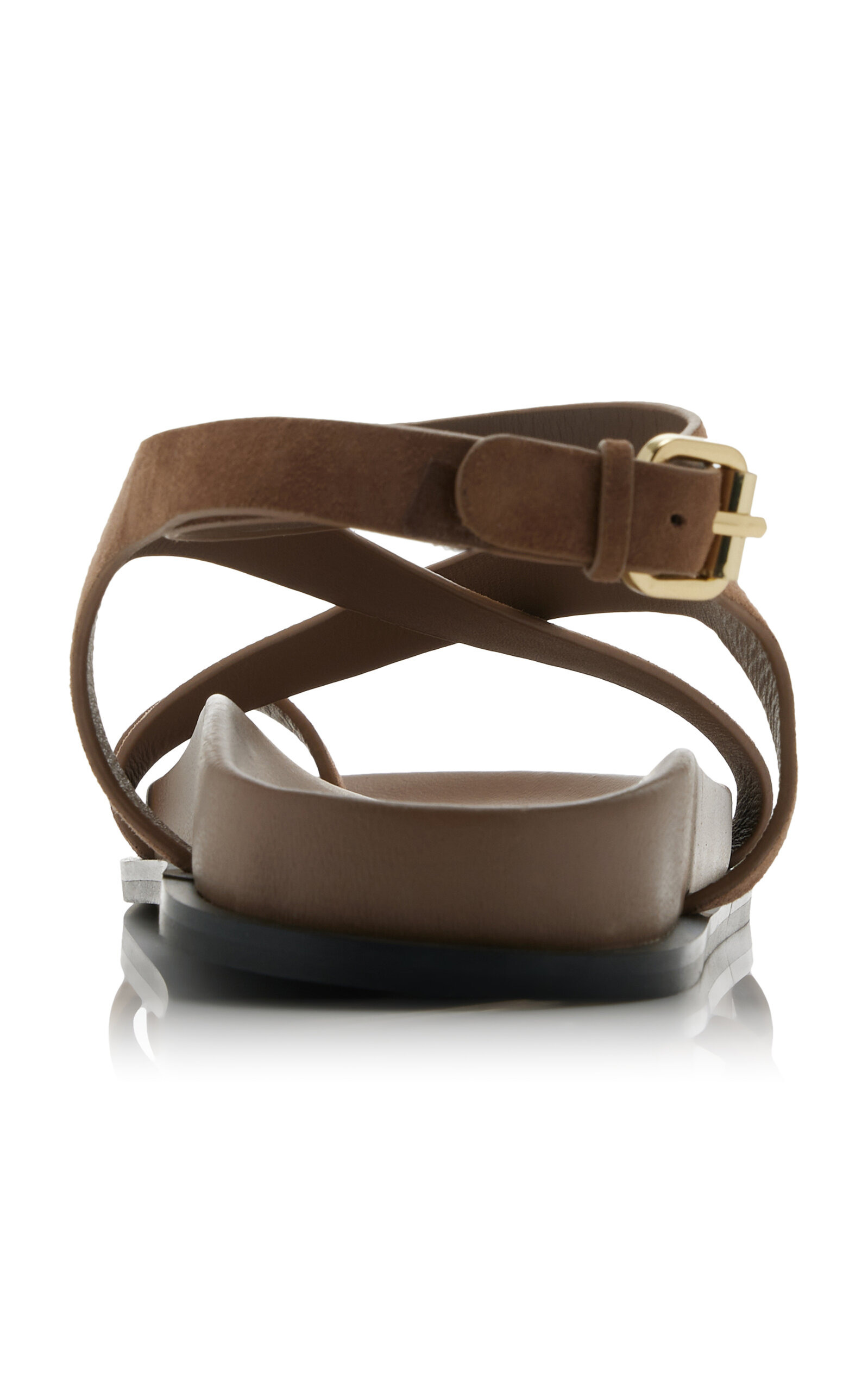 Jalen Slim Suede Sandals tan - 5
