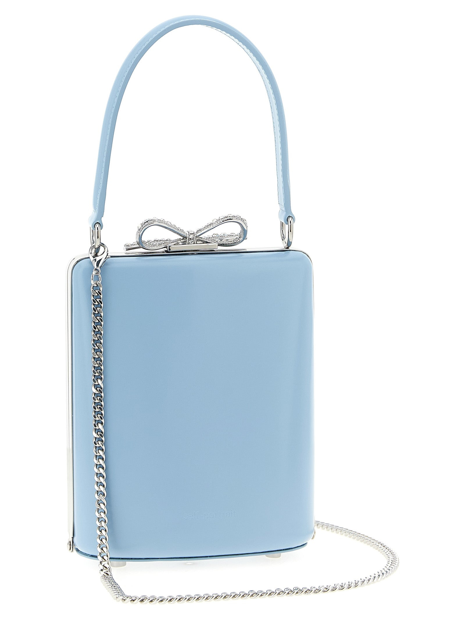Self Portrait Women 'Blue Leather Bag' Handbag - 2