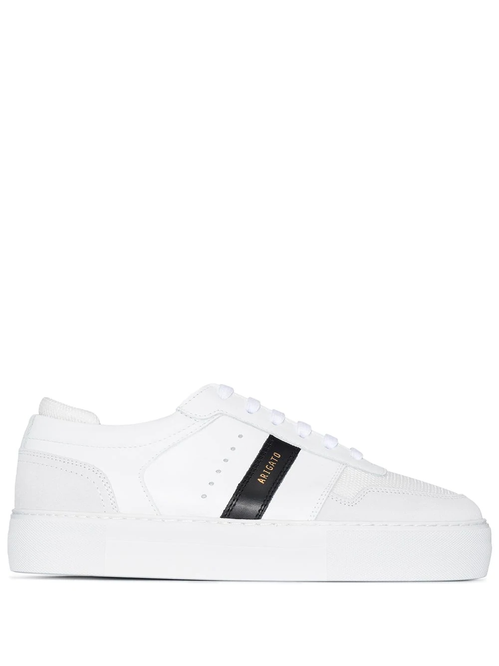 Platform leather sneakers - 1