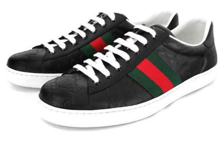 Gucci Ace 'Black Logo' 386750-CWCG0-1070 - 2