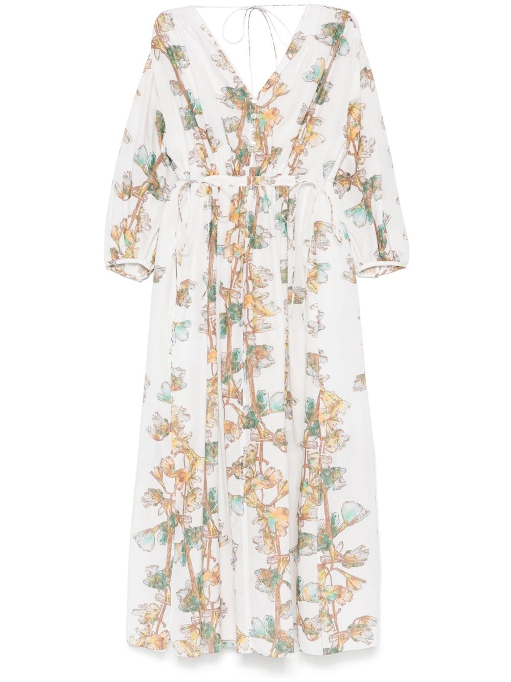 floral-print maxi dress - 1
