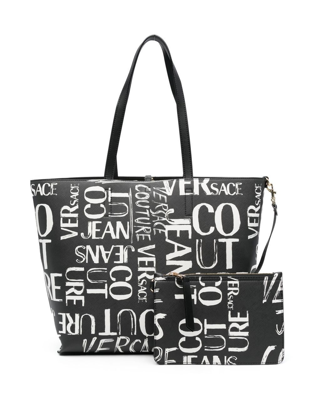 all-over logo-print tote bag - 1