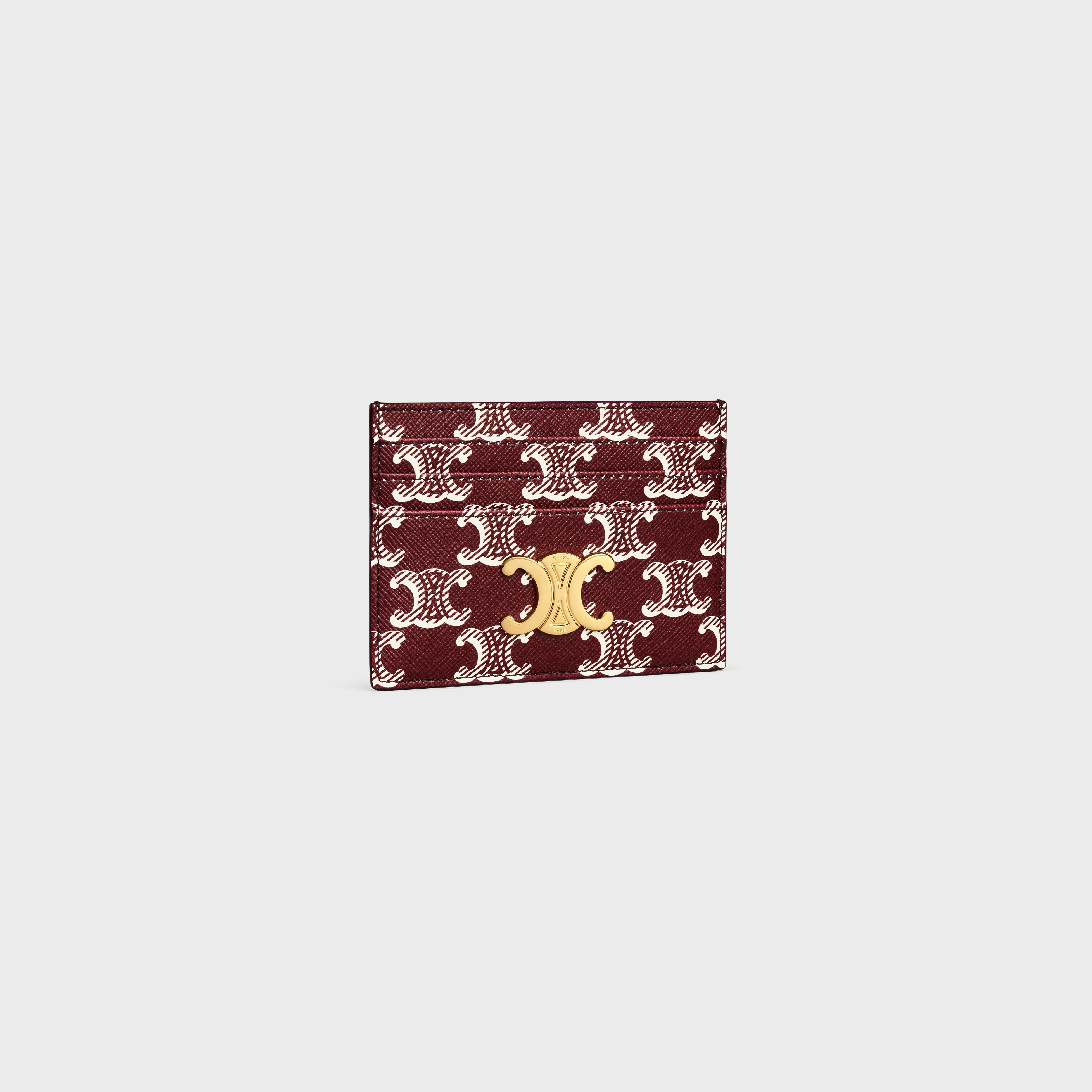 TRIOMPHE CARD HOLDER in Triomphe Canvas Two-Tone - 2