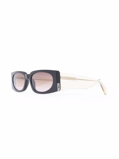 GCDS rectangular frame sunglasses outlook