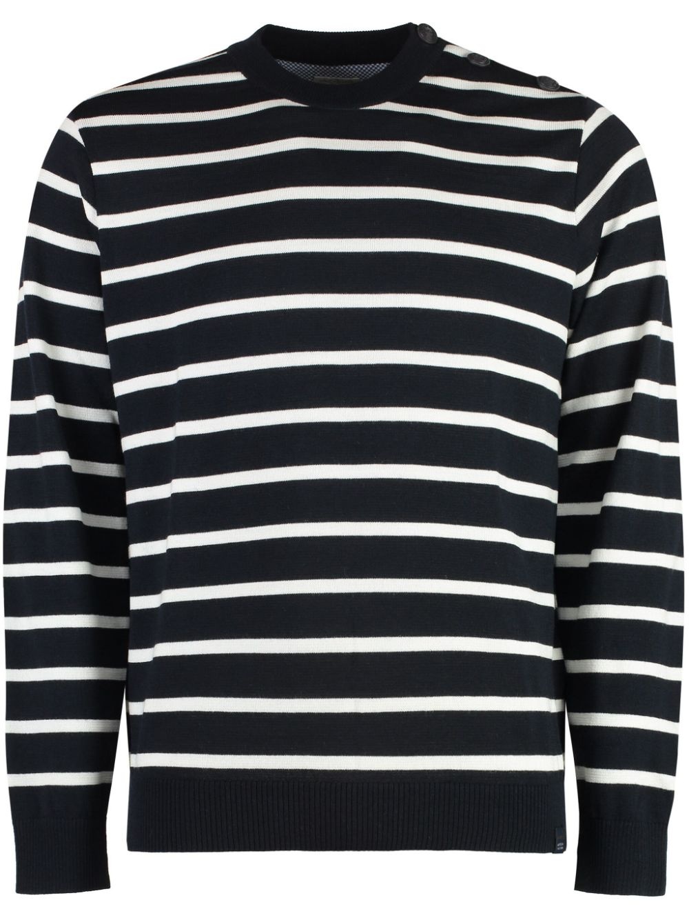 striped wool sweater - 1