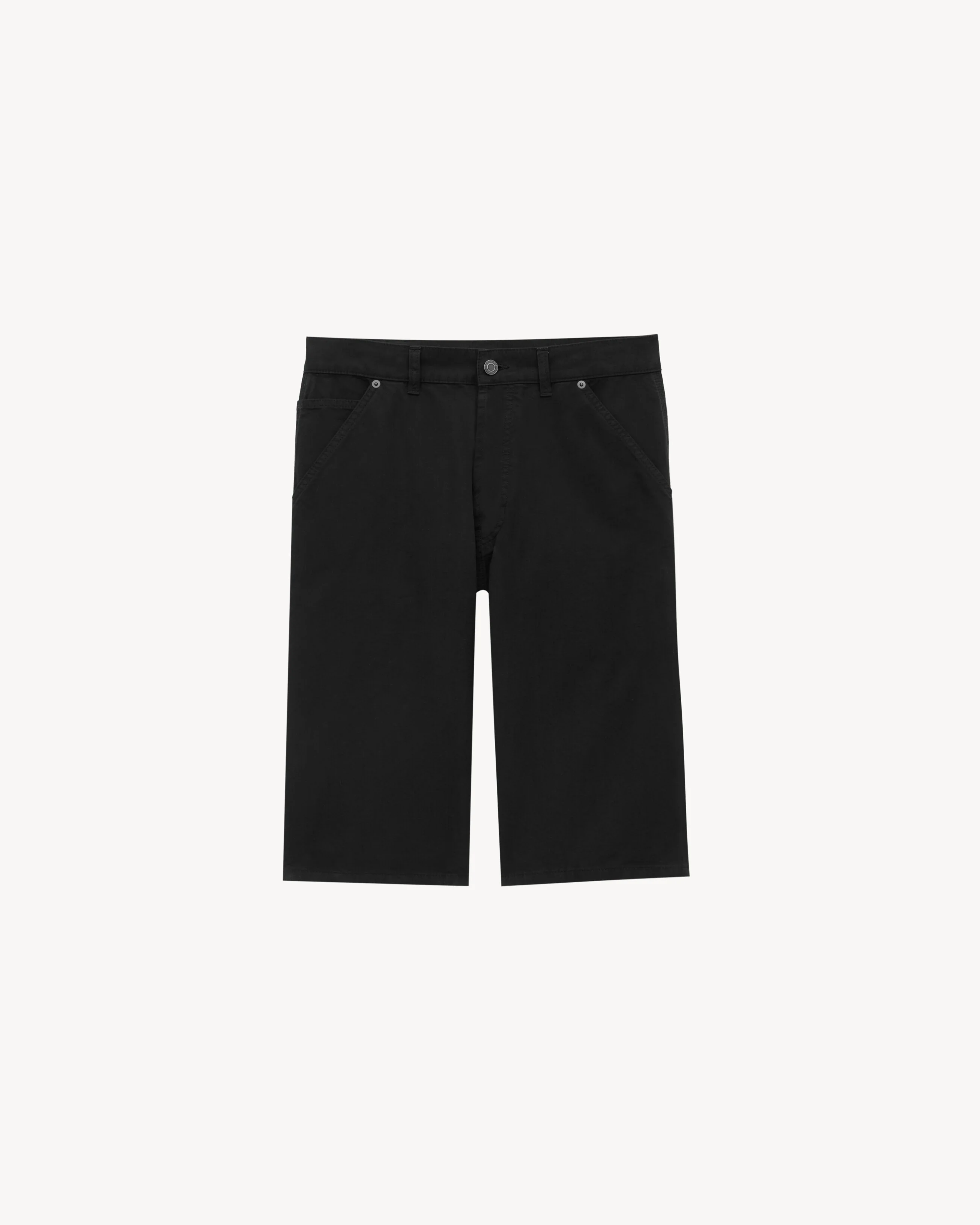 BAGGY BERMUDA SHORTS IN COTTON TWILL - 1