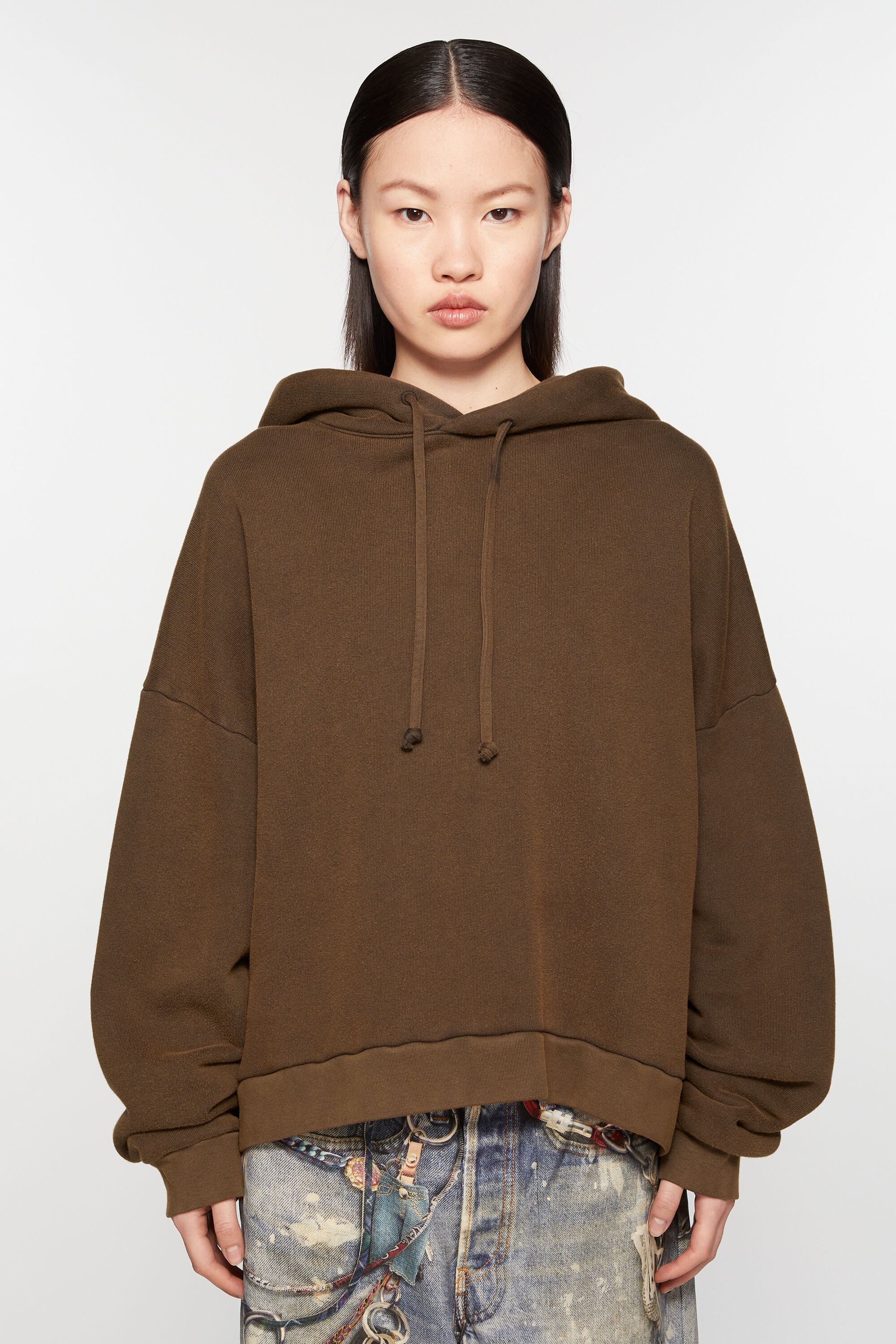 Hooded sweater logo patch - Chocolate brown - 2