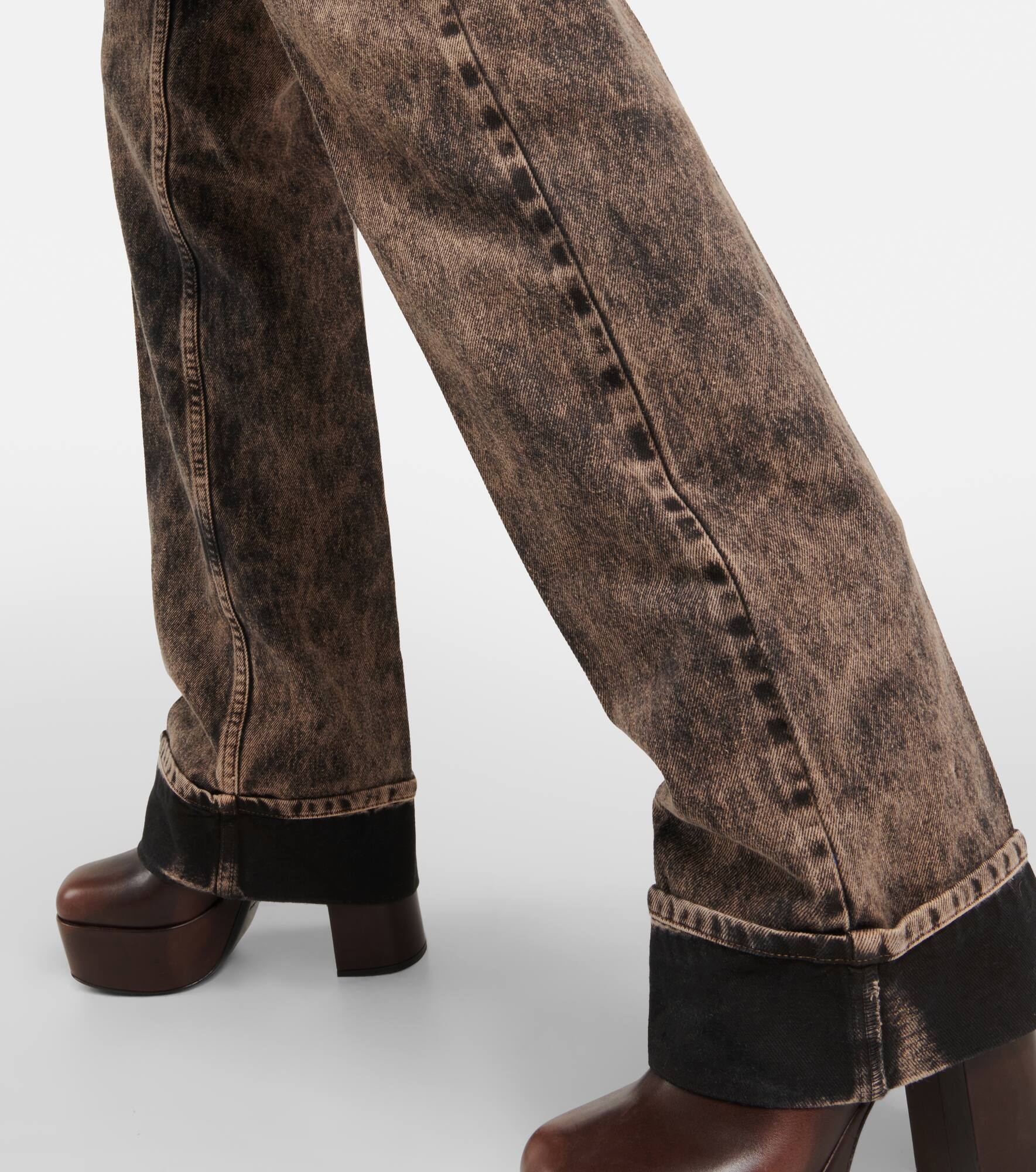 Low-rise straight jeans - 5