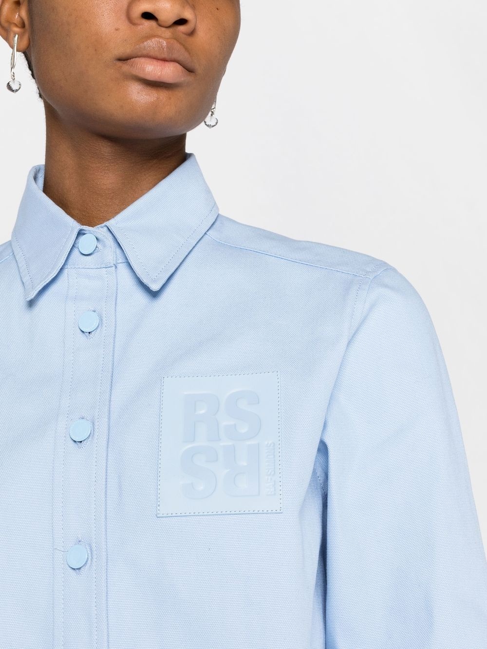 cropped cotton shirt - 3